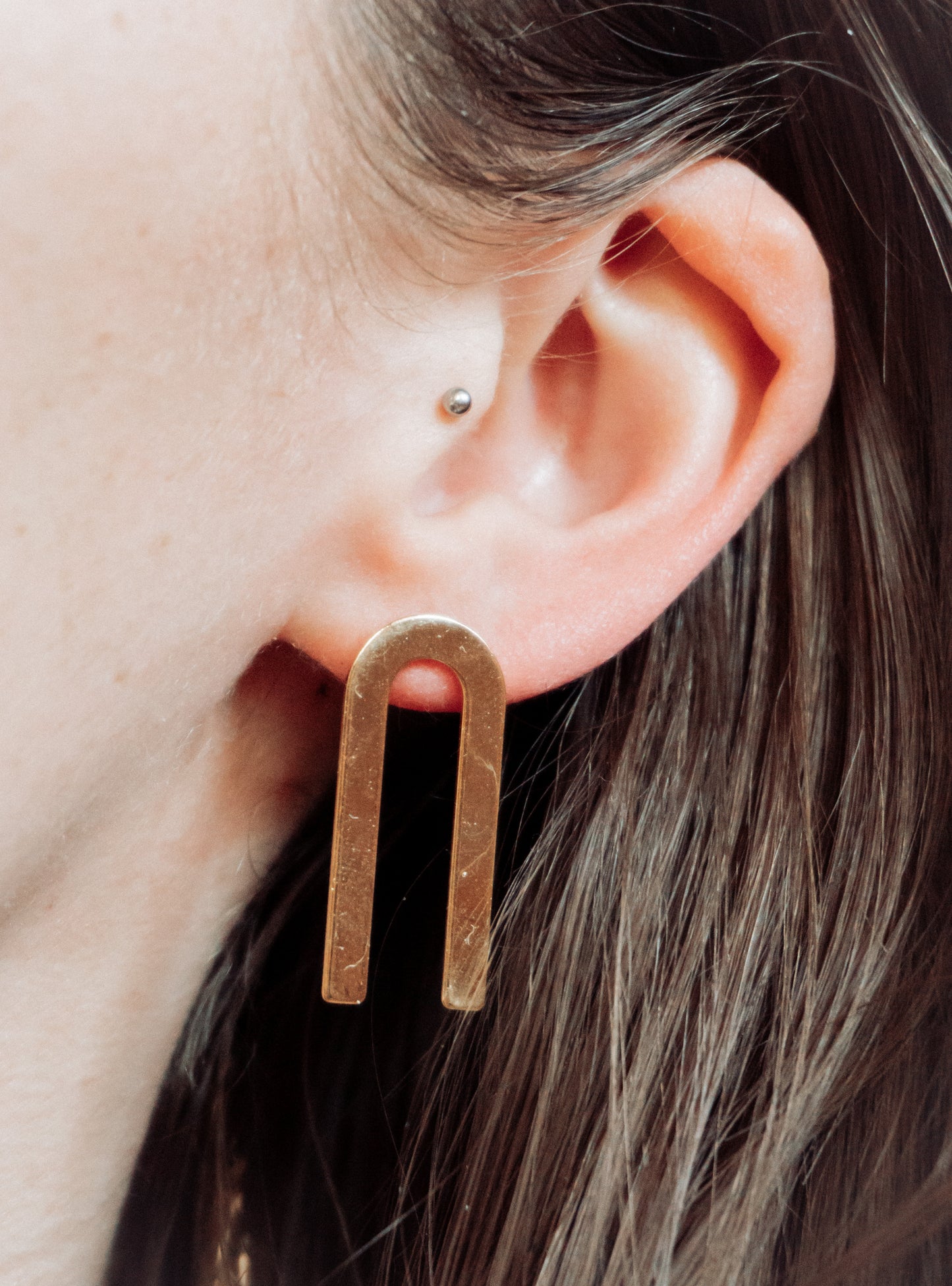 Gold Plated Arch Studs